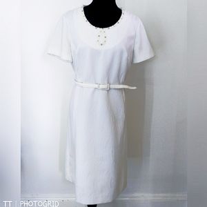 Vintage Amy Adams double knit sheath dress